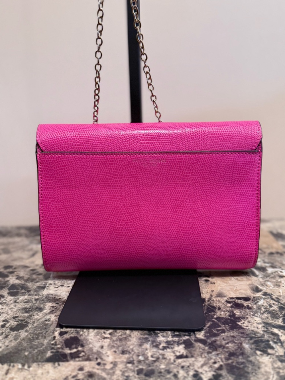 Henri Bendel Snakeskin-Embossed Uptown Crossbody/ Clutch - Picture 5 of 14